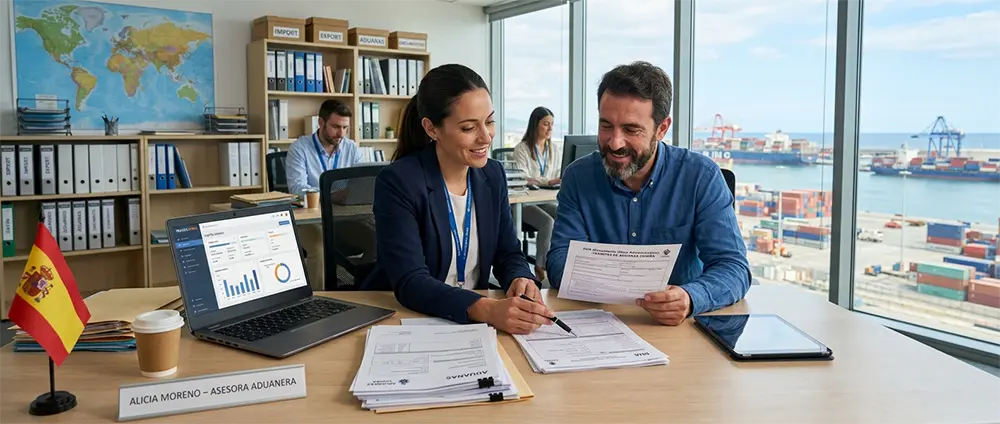 Apoyo en documentación y aduanas